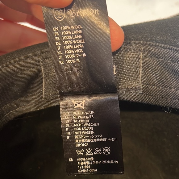 Brixton black wool field hat - Picture 7 of 7